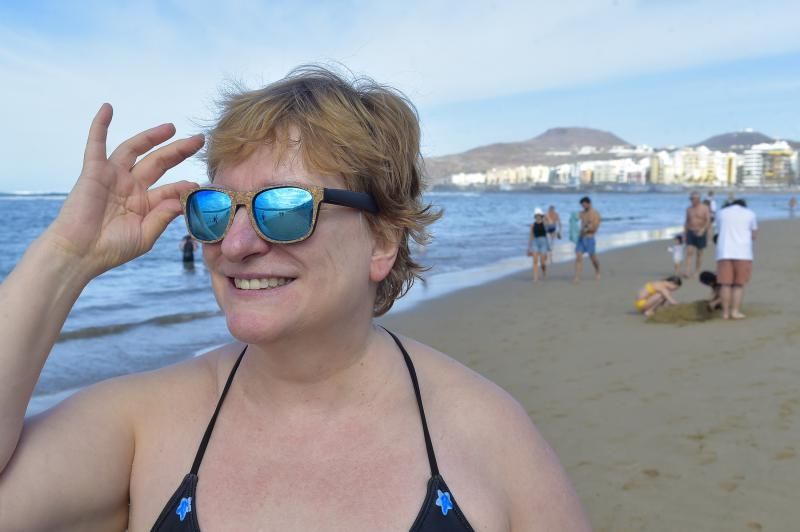 Navidad en la playa de Las Canteras