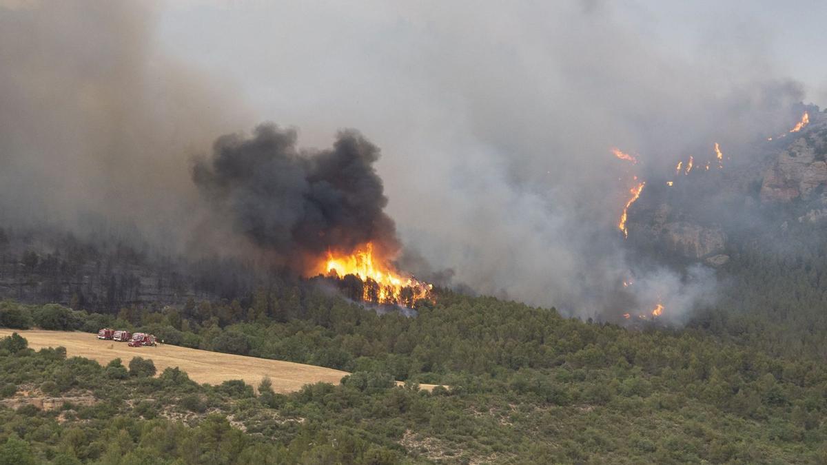 El incendio de Artesa de Segre, el 16 de junio