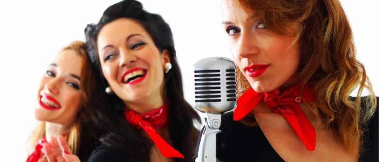 Sabela Cereijo, Laura Martínez y Sandra Lima son las integrantes de &quot;Cherry Sweet&quot;.  // FDV