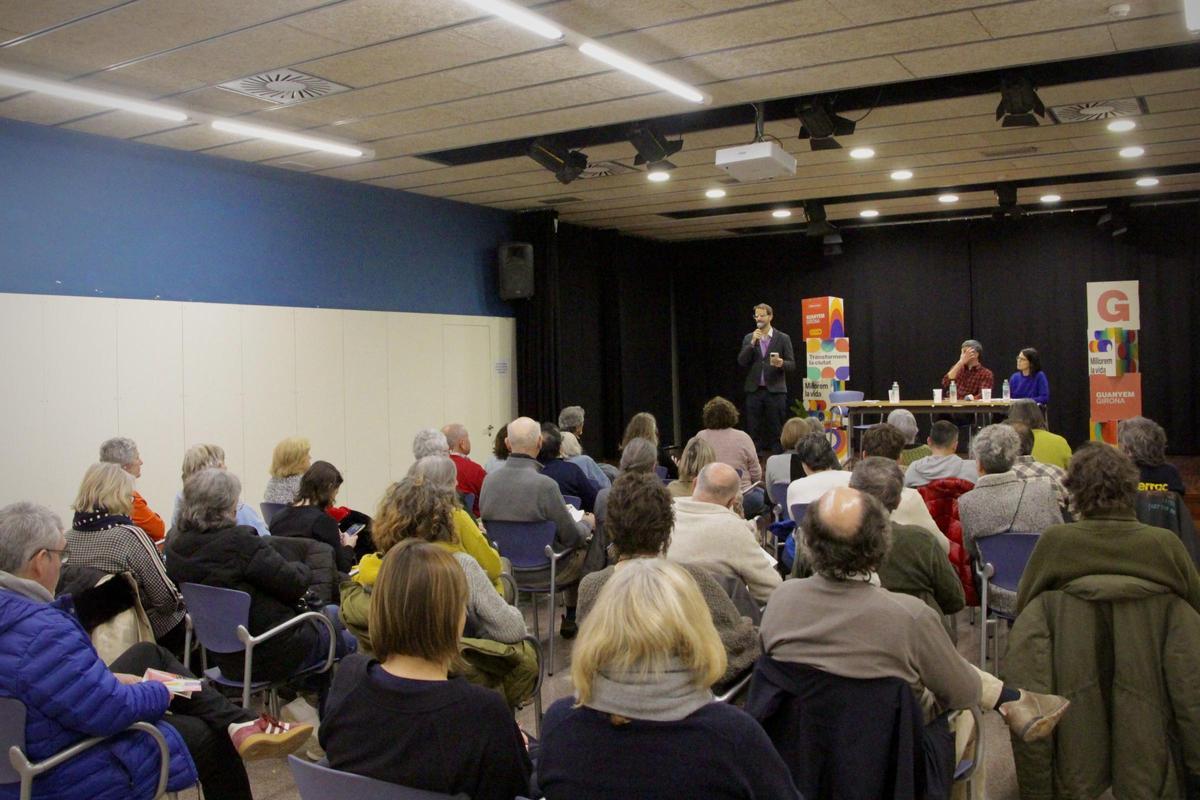 Una imatge de l'acte de Guanyem