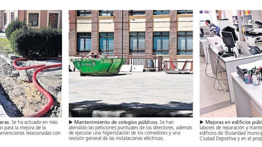 El Ayuntamiento ejecuta medio millar de obras dentro de los planes de empleo