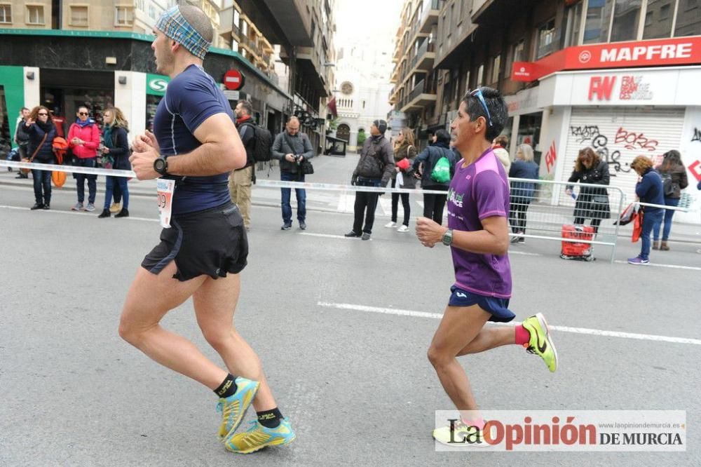 Murcia Maratón y 10 k. Paso por la Gran Vía