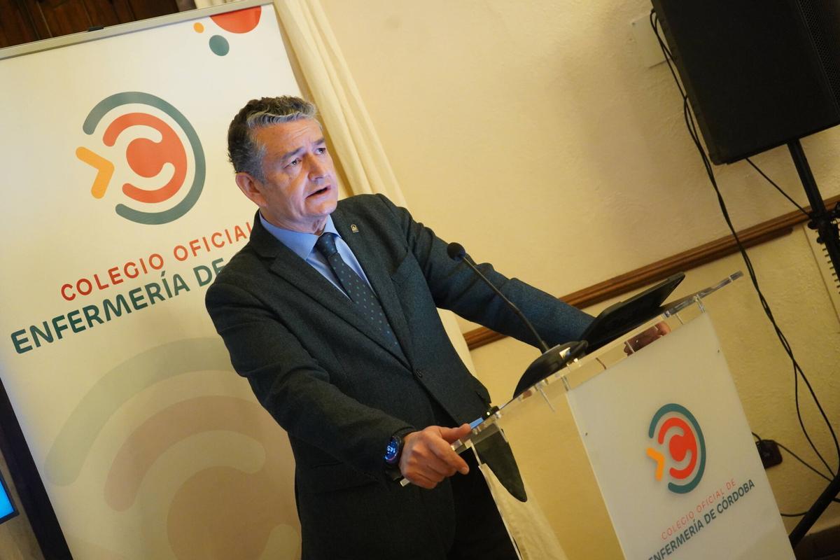 Antonio Sanz, durante el acto.