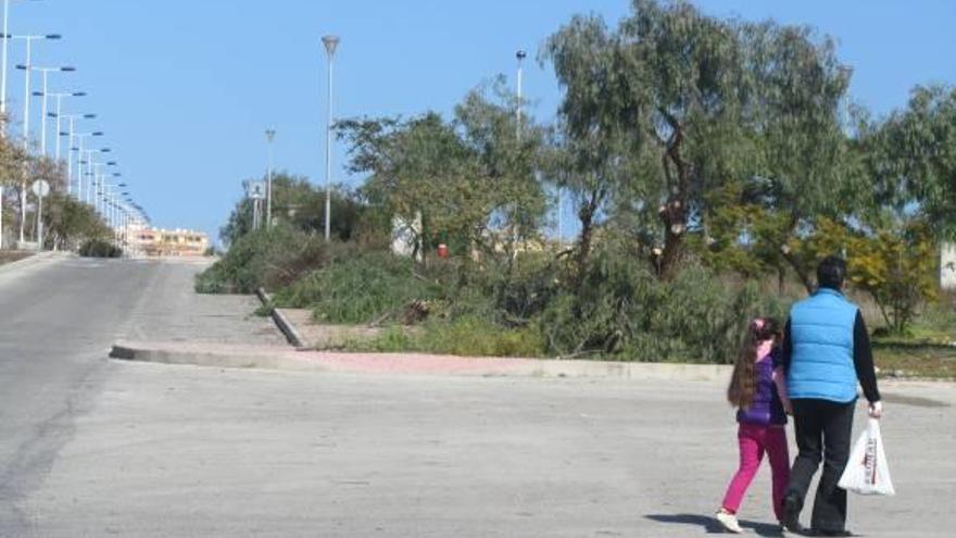 Imagen de la zona afectada por las deficiencias y falta de conservación.