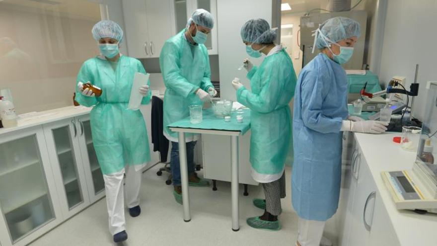 Laboratorio del Hospital de Montecelo.