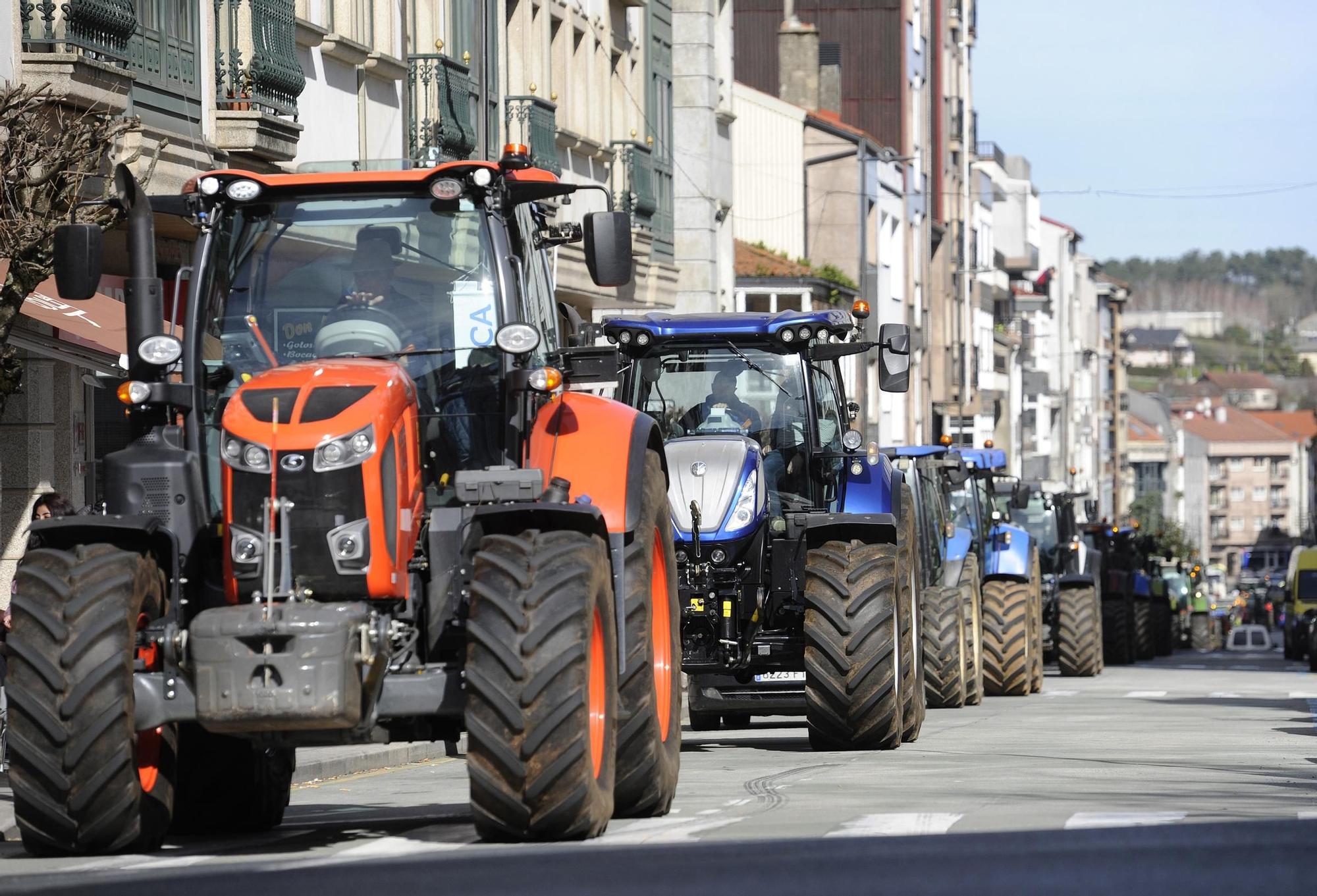 Protestas de los agricultores en Galicia