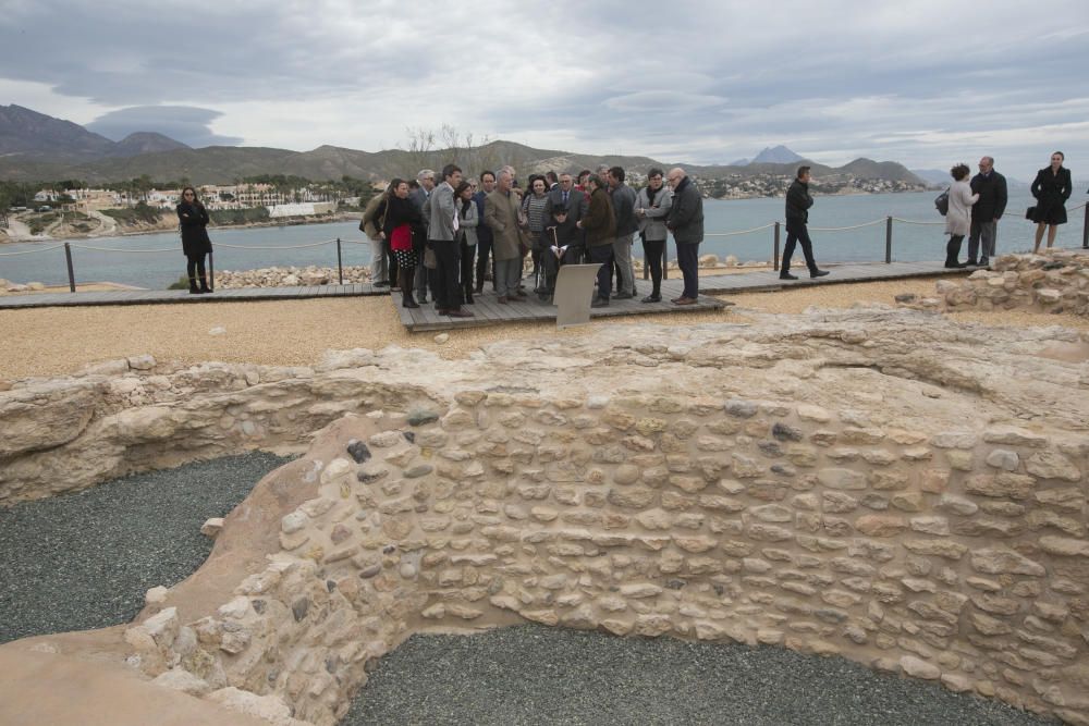 La Diputación anuncia la creación de un centro de interpretación y un puente que haga accesible el yacimiento
