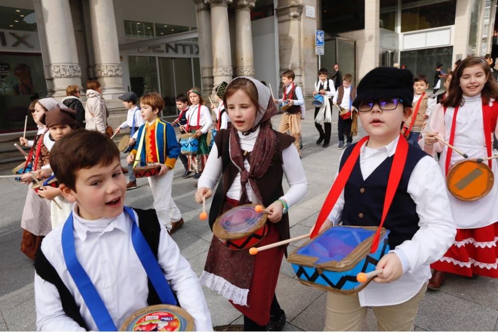 Así viven los niños la Reconquistiña de de Vigo