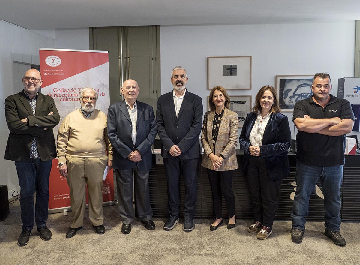 Antoni Massanés, Antoni Contreras, Antoni Riera, Ignasi Miró, Margarita Pérez-Villegas, Susana Sánchez y Miquel Calent.