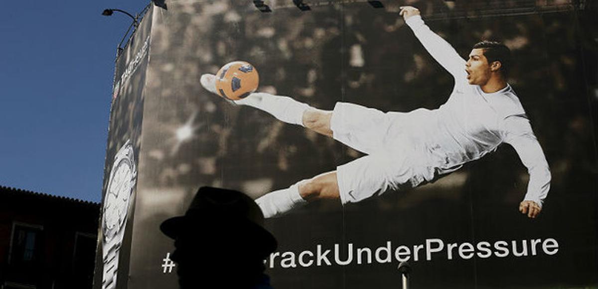 Cristiano Ronaldo, en una imatge publicitària.