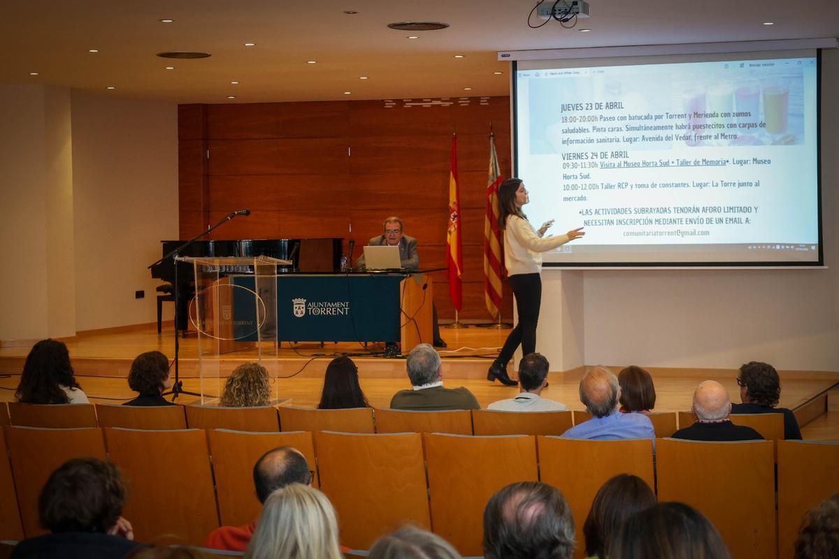 Un momento de la presentación de la programación.