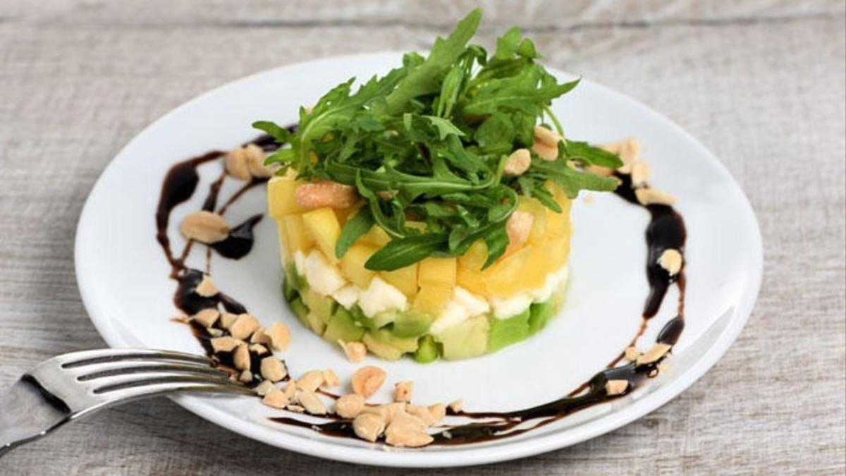 tartar de mango y aguacate