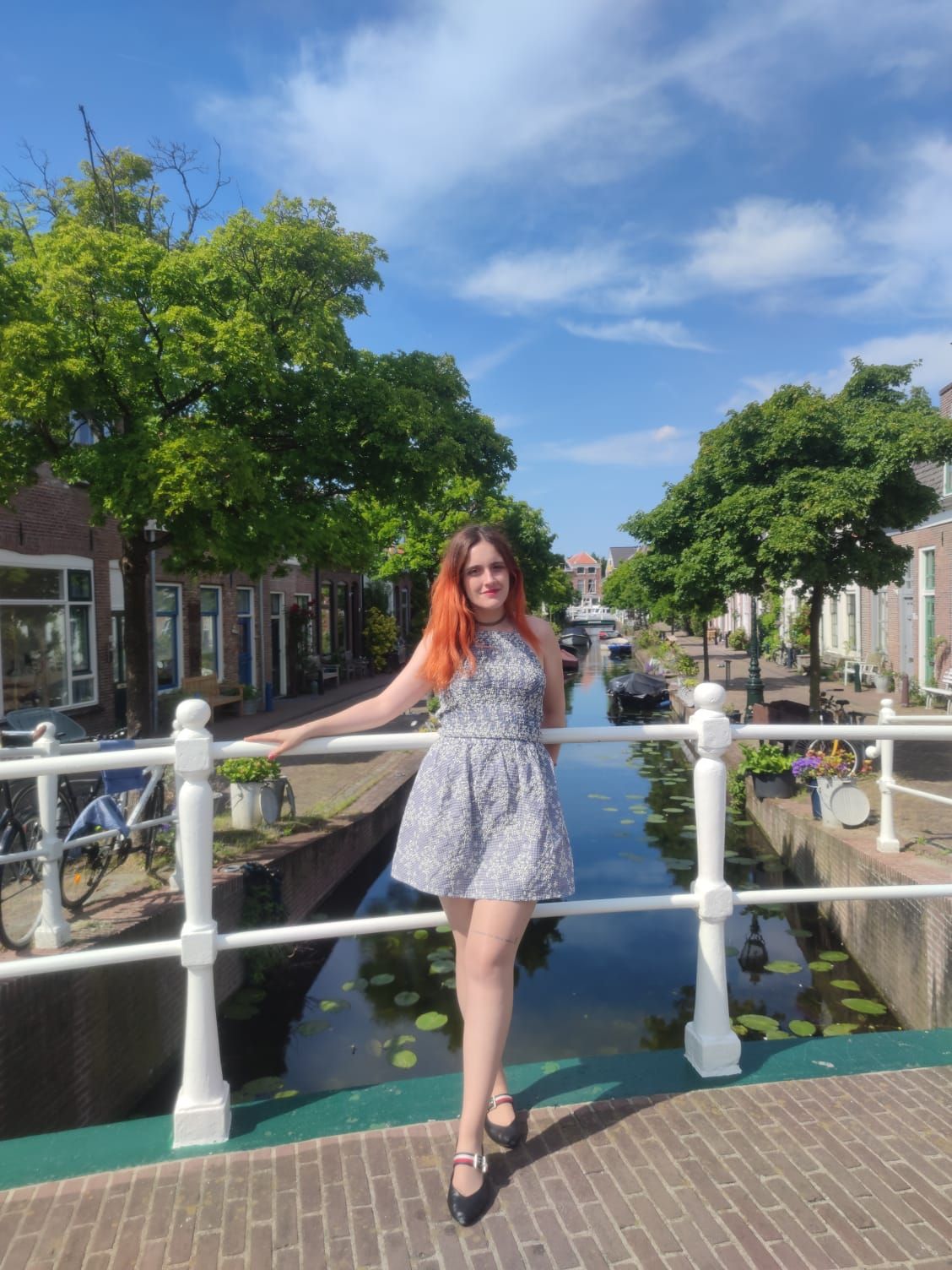 Lorena, durante su reciente estancia en Leiden (Países Bajos)
