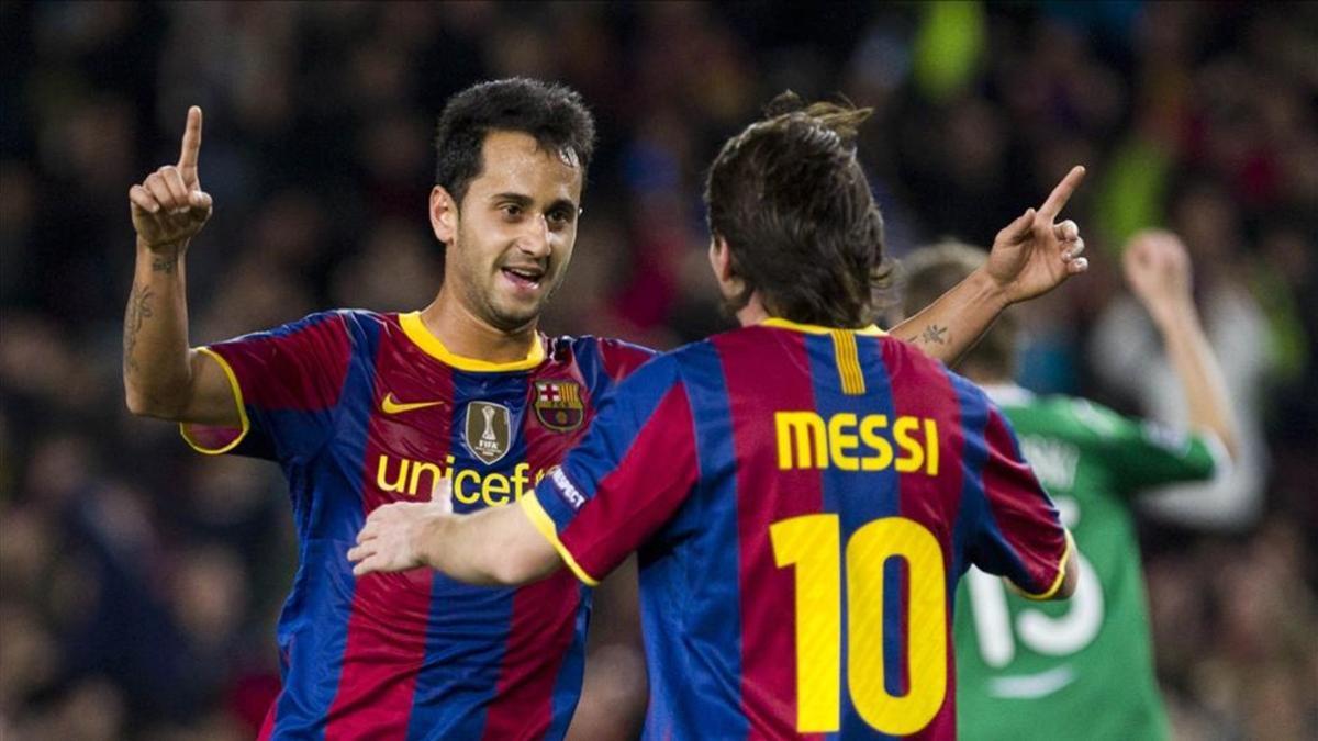 Víctor Vázquez y Messi se entendían a las mil maravillas cuando jugaban juntos en el Barça