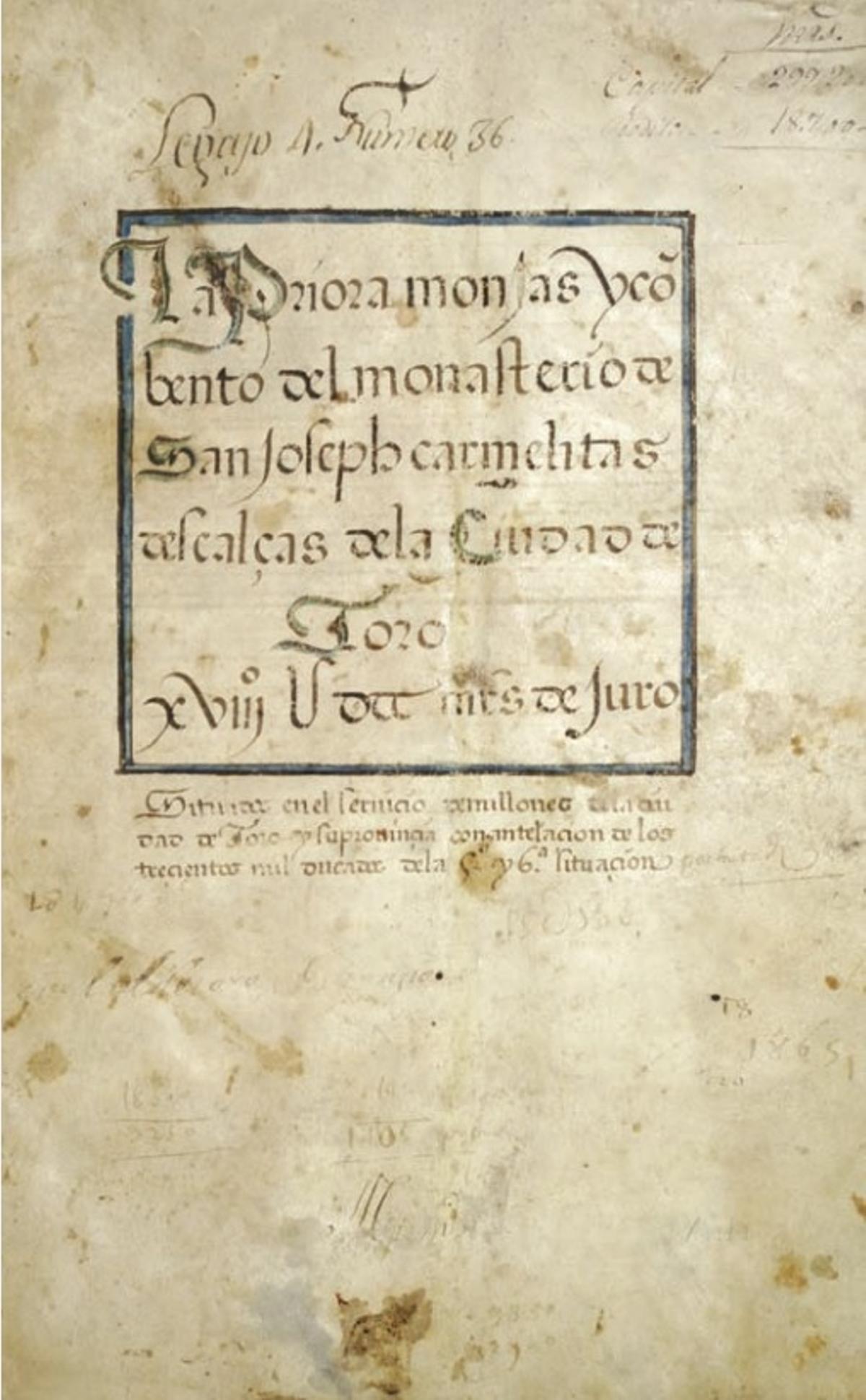 Pergamino que llegará al Archivo Histórico Provincial de Zamora.