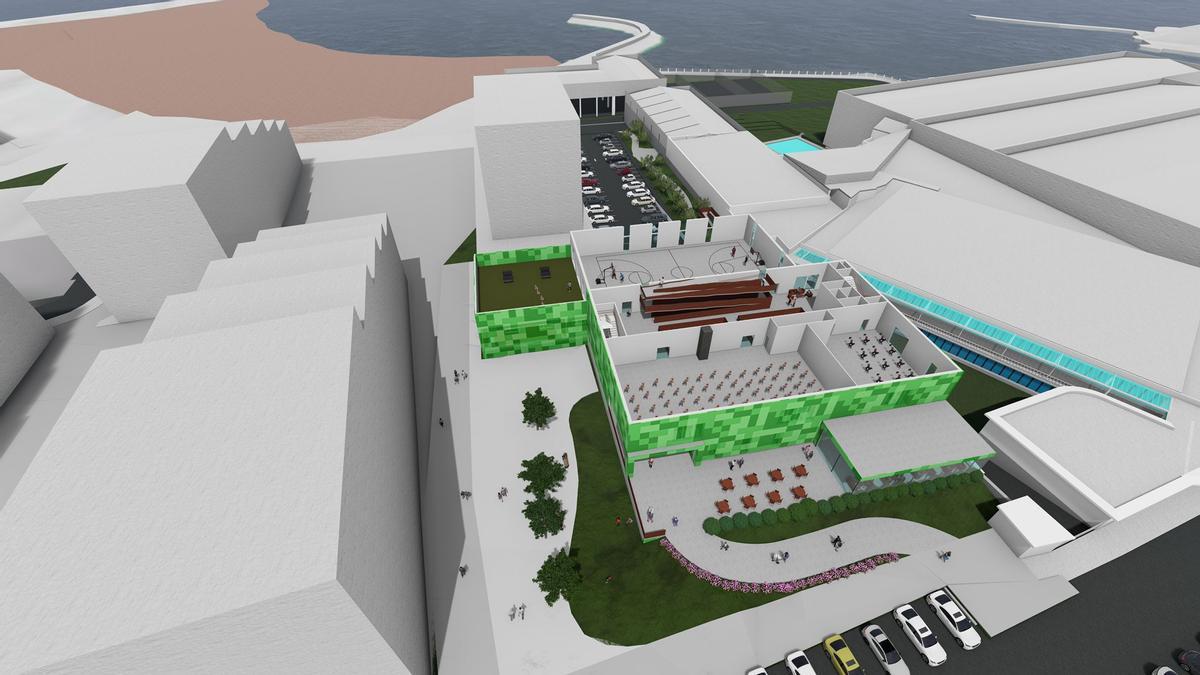 Así quedará el Santa Olaya después de la ampliación (en imágenes)