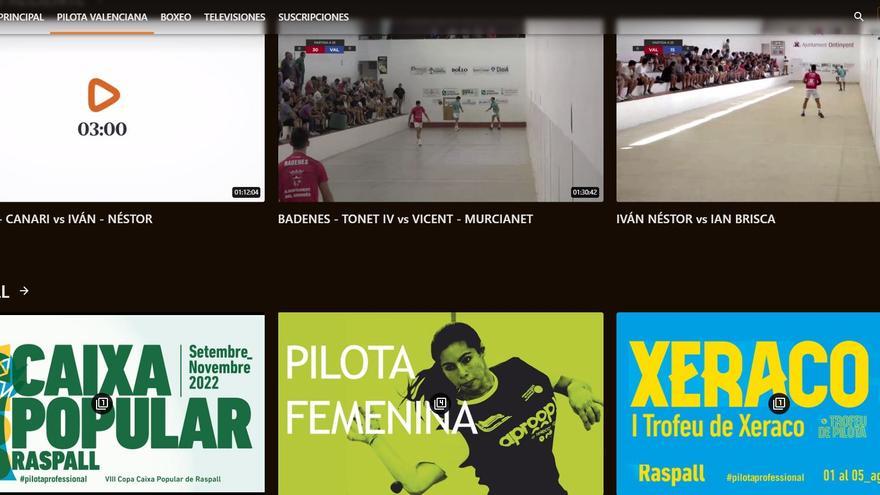 Proximia TV, un canal online para ver pilota valenciana y boxeo