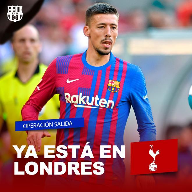 Lenglet ya está en Londres para cerrar de manera oficial su cesión a los Spurs, donde espera ganarse un puesto en la lista de Francia para el Mundial