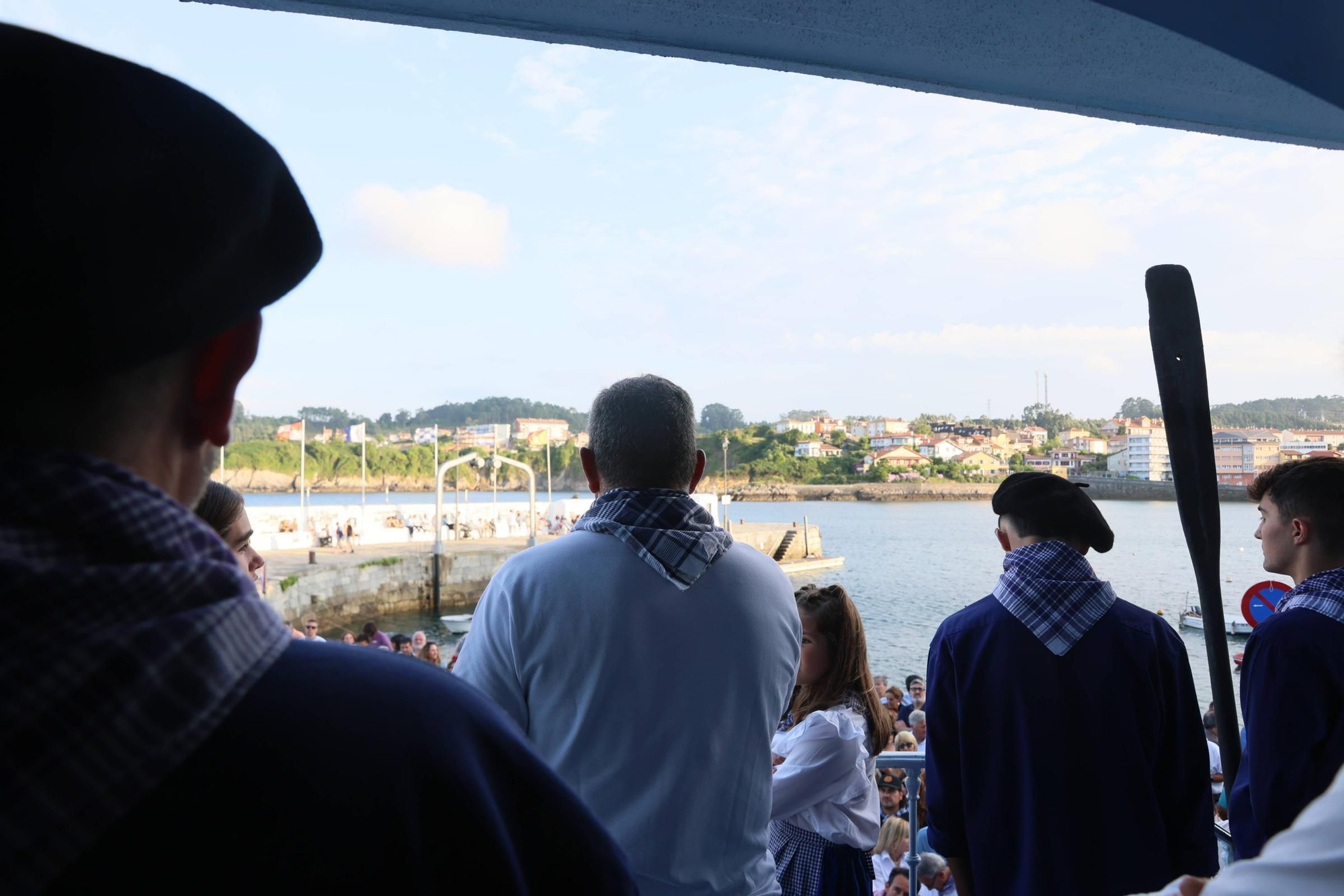 EN IMÁGENES: La procesión de "la llamada de la mar" en el Carmen de Luanco
