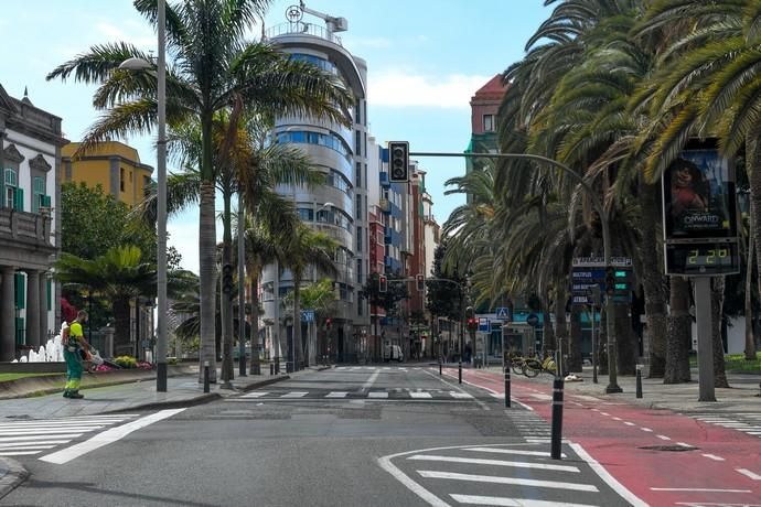 30-03-20  LAS PALMAS DE GRAN CANARIA. CIUDAD. LAS PALMAS DE GRAN CANARIA. Ciudad vacía.  Fotos: Juan Castro.