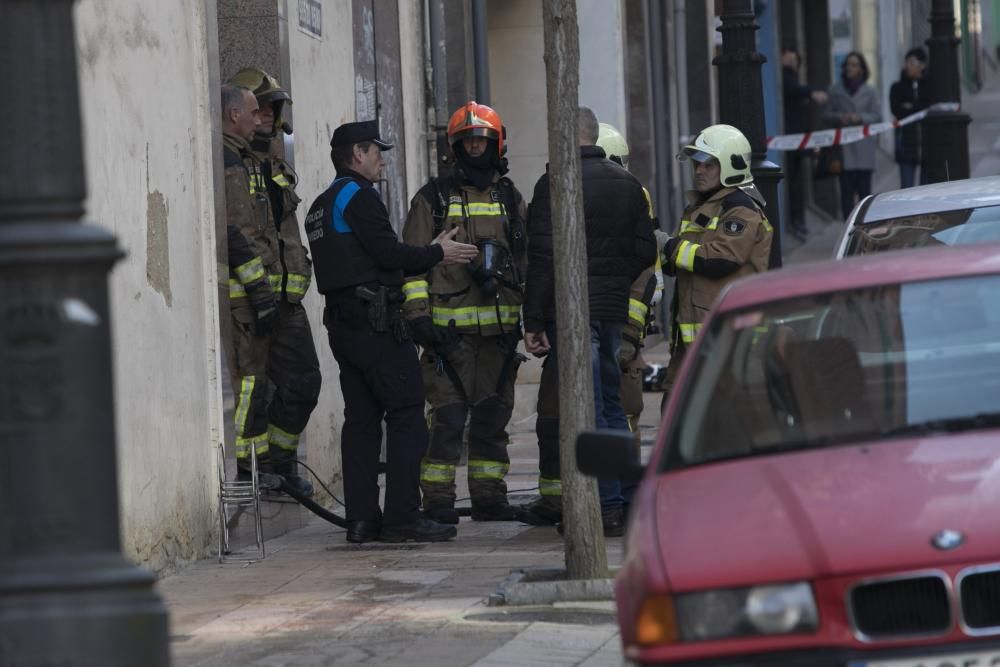 Incendio en Ciudad Naranco .