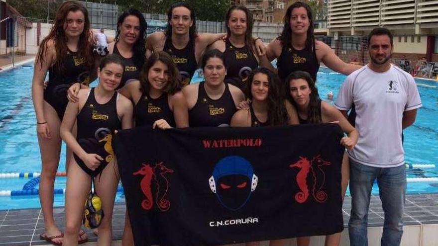 El CN Coruña finaliza quinto el Campeonato de España femenino