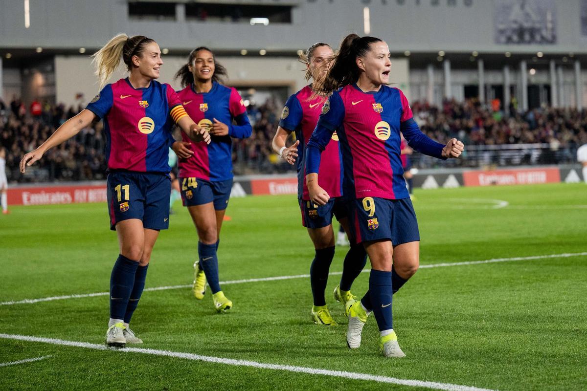 Pina anotó el tercero del Barça en el clásico