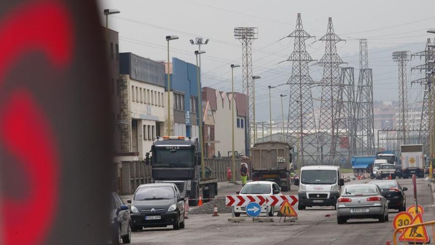 La travesía de La Industria, en obras.