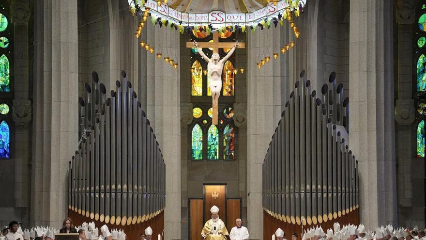 Lleó XIV diu que la Sagrada Família és un "signe d’unitat i concòrdia" i "un far obert al Mediterrani"