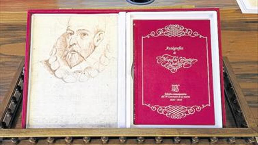 12 AUTÓGRAFOS DE CERVANTES CON ADN DEL ESCRITOR