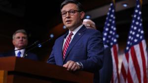 El presidente de la Cámara de Representantes de EEUU, Mike Johnson