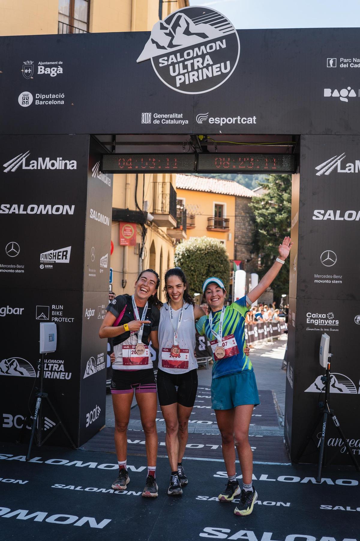 Leire Fernández, Marta Pérez y Gisela Carrión