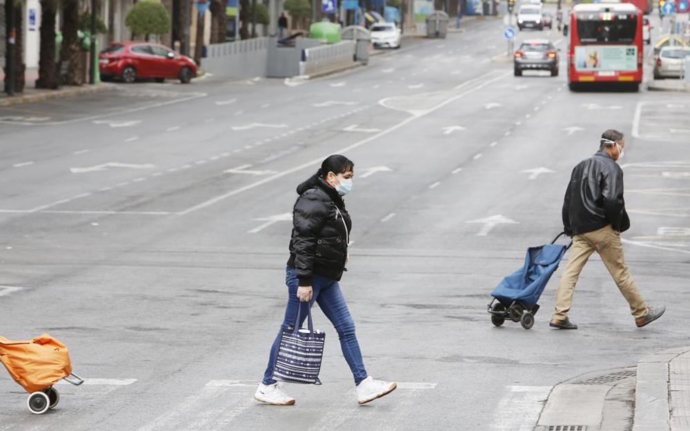 Así está Alicante el primer lunes de confinamiento