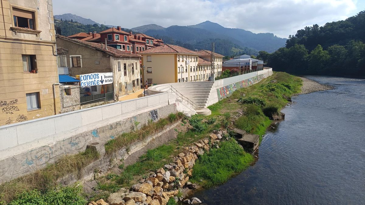 El anfiteatro del Sella, en Arriondas.
