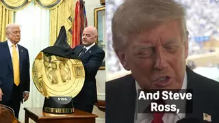 Trump elige al mejor futbolista de toda la historia