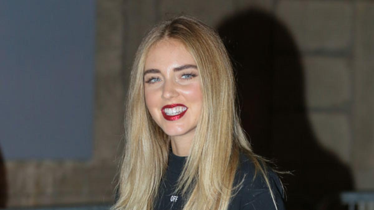 Chiara Ferragni en el desfile de Puma