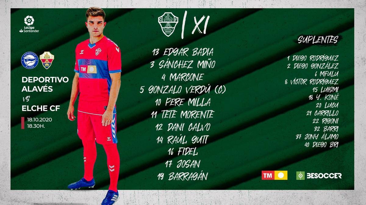 Once inicial del Elche