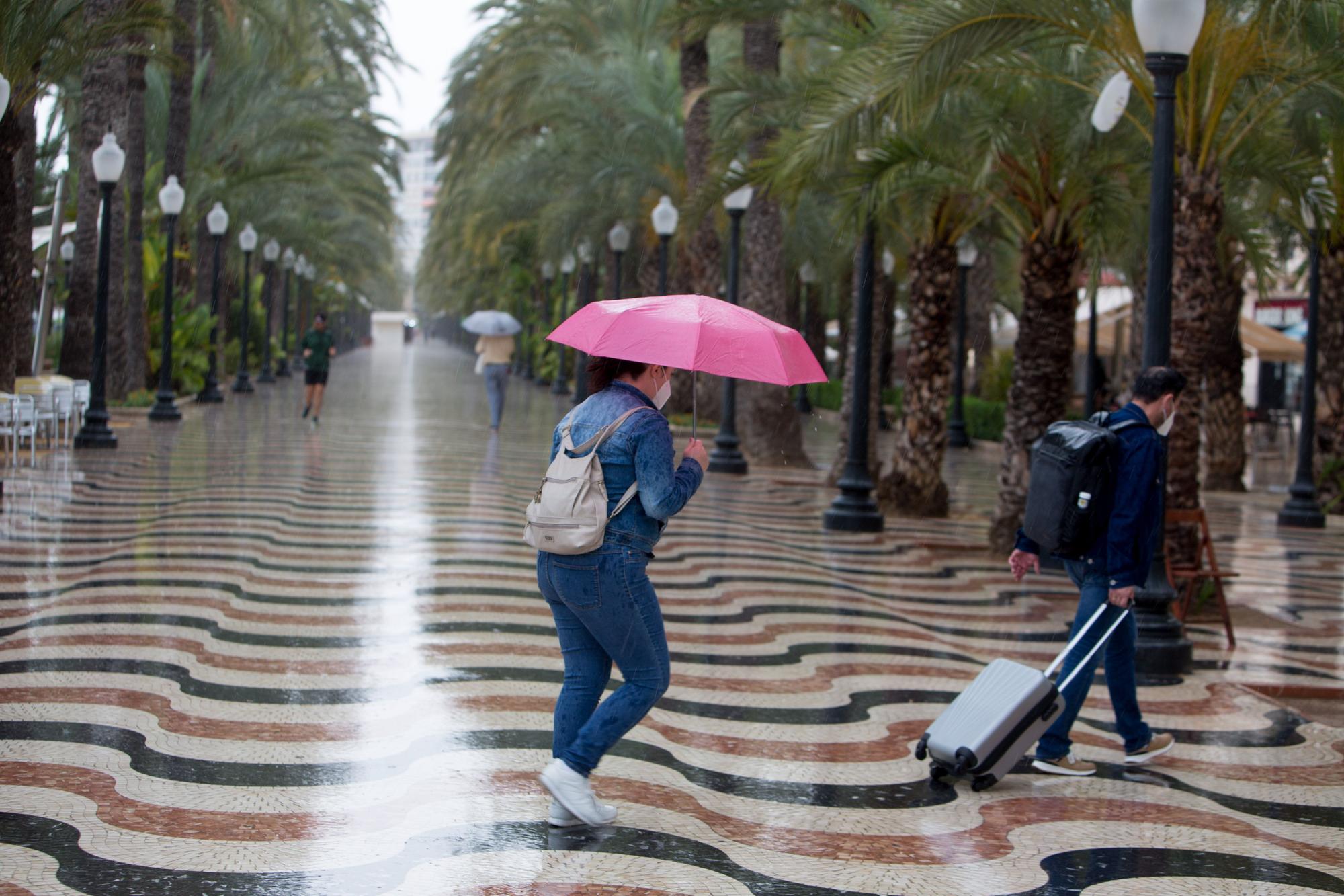 Alerta amarilla por fuertes lluvias y descenso de las temperaturas en la provincia