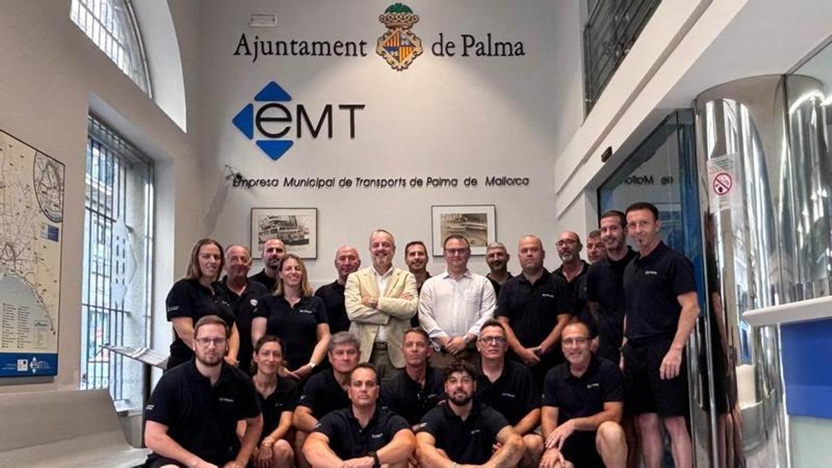 Los nuevos conductores de la EMT.