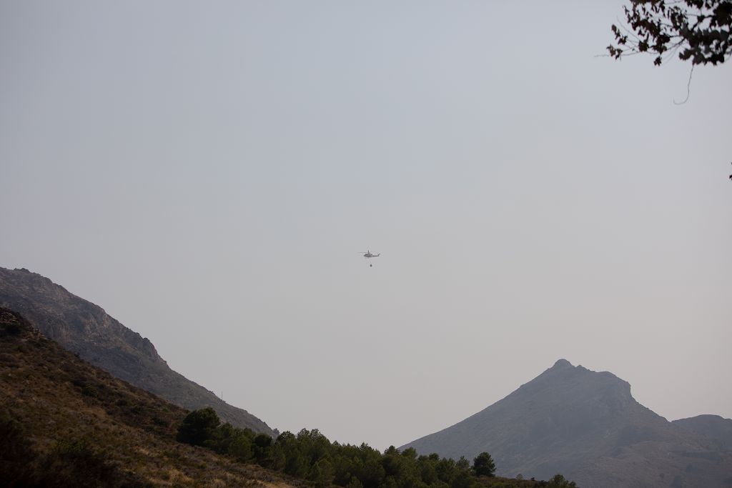El incendio de las Cuestas del Cedacero, en imágenes