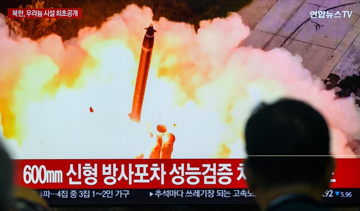 Lanzamiento de un misil norcoreano.