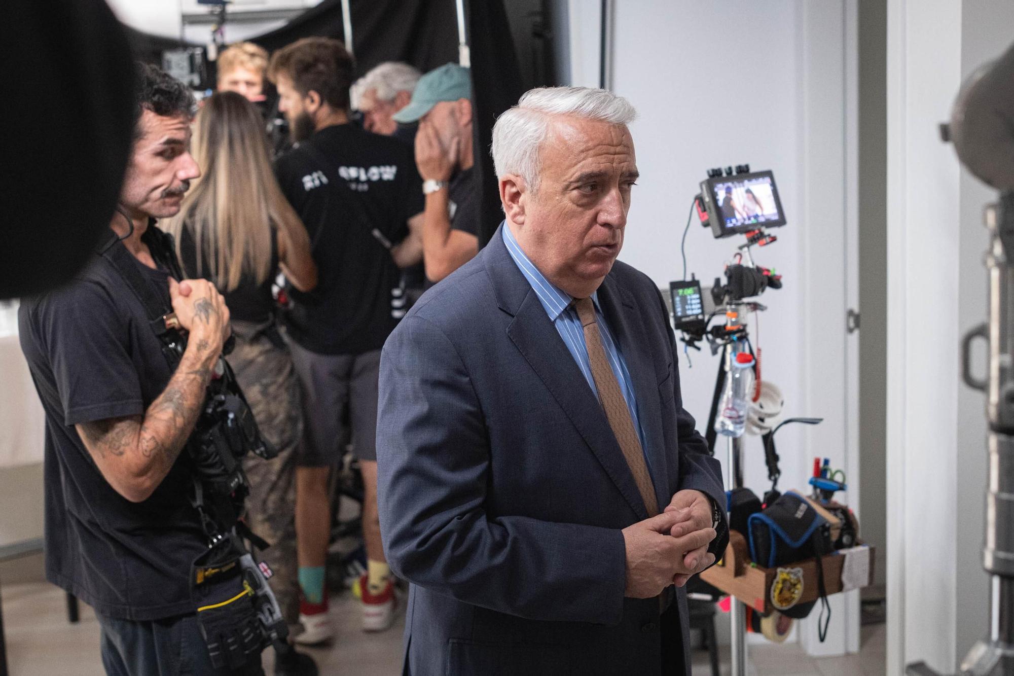 Visita al rodaje de 'Coartadas'