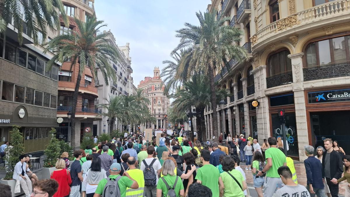 Manifestación educativa en València