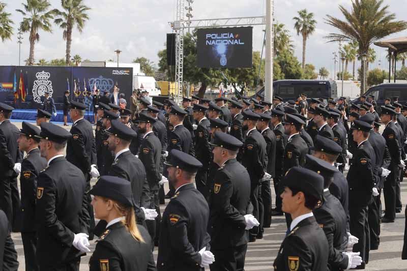 Celebración del día de la Policía Nacional en València