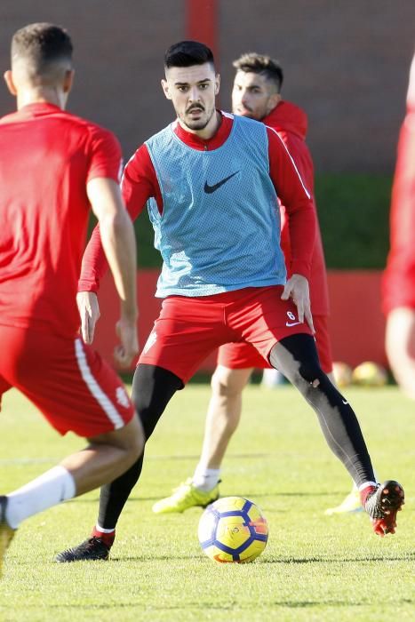 Entrenamiento del Sporting