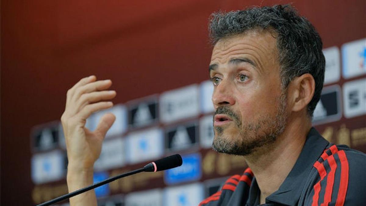 Luis Enrique valoró el grupo de España para la clasificación de la Eurocopa