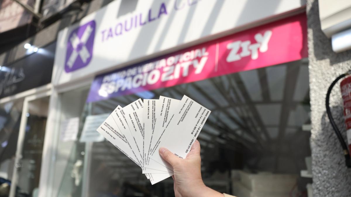 El Caracol vende las entradas de manera presencial para el Espacio Zity de Zaragoza.