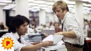 Dustin Hoffman y Robert Redford, en una imagen de Todos los hombres del presidente