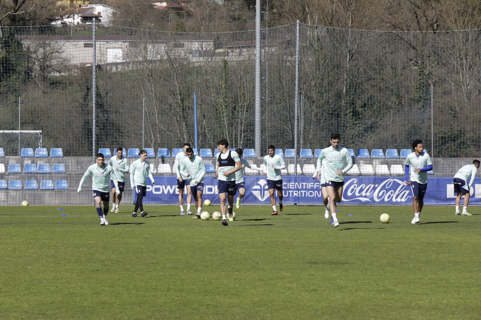 EN IMÁGENES: el entrenamiento del Oviedo