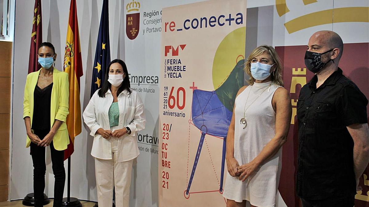 Presentación ayer de la Feria del Mueble de Yecla | CARM